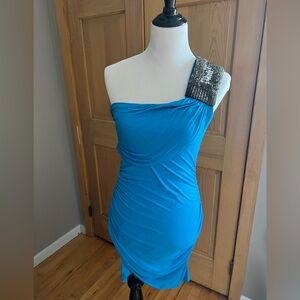 Bebe Sky Blue Dress